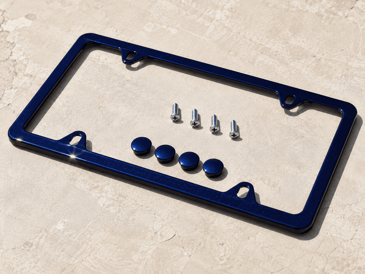 Tanzanite Blue II plate frame